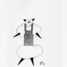 Tarjeta de agradecimiento - Tank Ewe