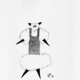 Tarjeta de agradecimiento - Tank Ewe