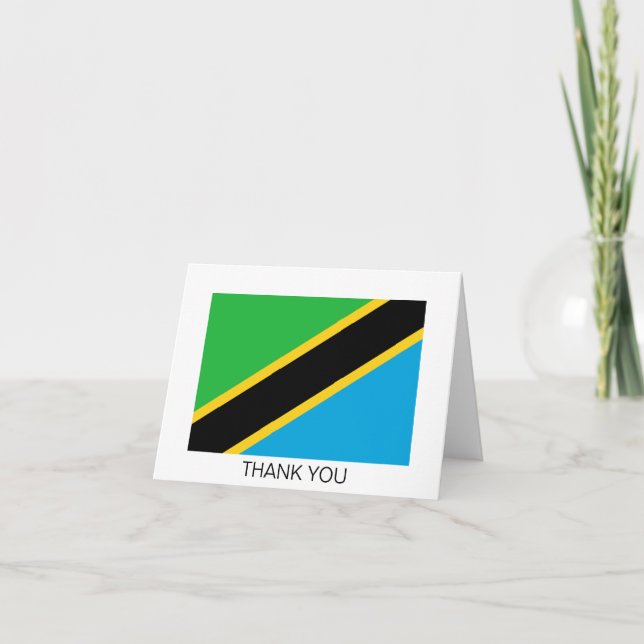 Tarjeta De Agradecimiento Tanzania (Anverso)