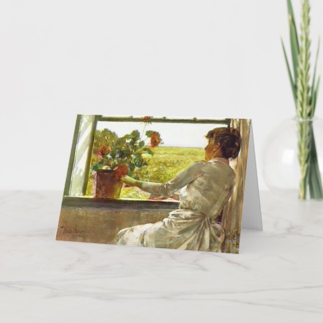 Tarjeta De Agradecimiento Tarde del verano (Anverso)