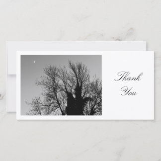 Tarjeta De Agradecimiento Tarde Medieval de Invierno - Gracias