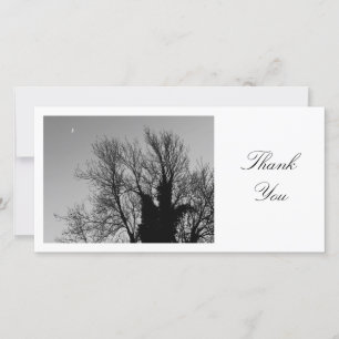 Tarjeta De Agradecimiento Tarde Medieval De Invierno - Gracias