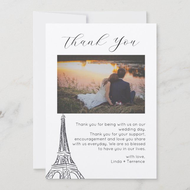 Tarjeta de agradecimiento, Tarjeta de agradecimien (Anverso)