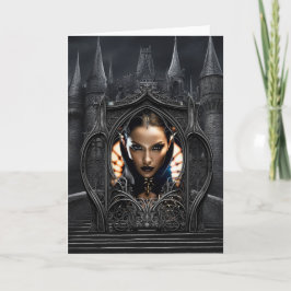 Tarjeta De Agradecimiento ¡Tarjeta de felicitación de la Reina de vampiros!