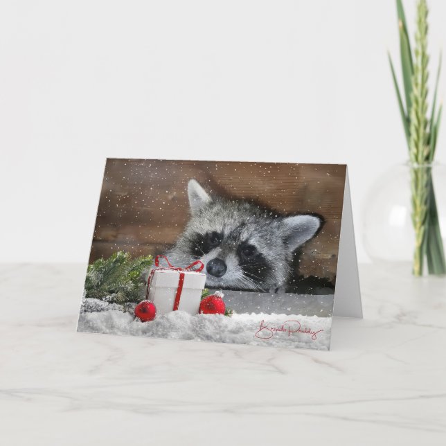 Tarjeta De Agradecimiento ¡Tarjeta de navidad de tu Bandido Trash favorito! (Anverso)