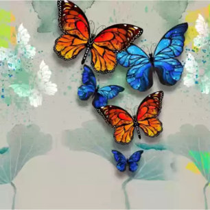 Tarjeta De Agradecimiento "Tarjeta de saludo de Alas de Amor"