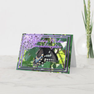 Tarjeta De Agradecimiento Tarjeta-personalizar de Granddaugher de la