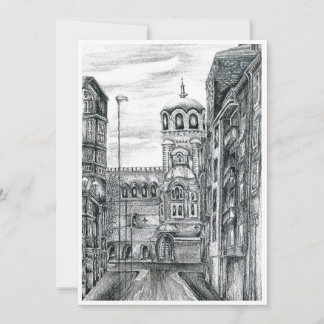 Tarjeta De Agradecimiento Tarjeta, Sofía Capital de Bulgaria