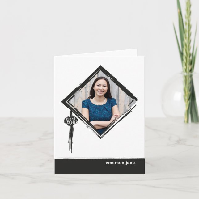 Tarjeta De Agradecimiento Tassle Notecard (Anverso)