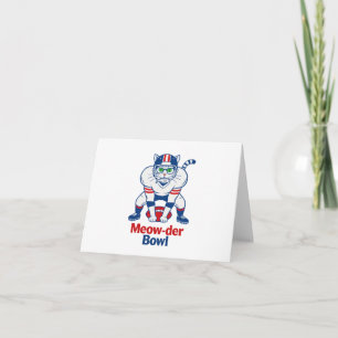 Tarjeta De Agradecimiento Tazón Meow-der