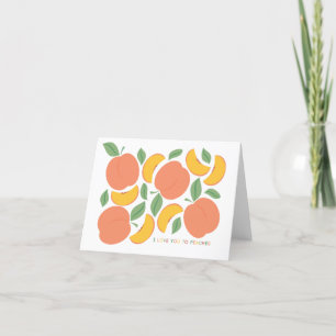 Tarjeta De Agradecimiento Te Amo A Peaches Valentcard