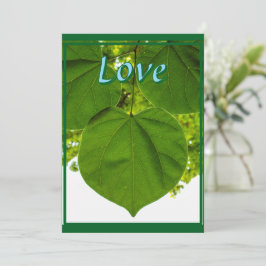 Tarjeta De Agradecimiento Te amo como los árboles aman el sol