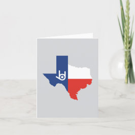Tarjeta De Agradecimiento Te amo, Texas Card