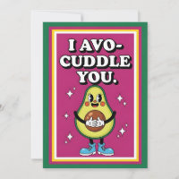 Te Avo-Acaricio a ti, regalo de punny aguacate rom