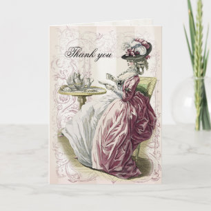 Tarjeta De Agradecimiento ¡Té de la tarde! Gracias