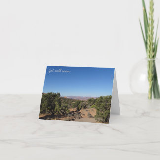 Tarjeta De Agradecimiento Te pondrás bien pronto, Canyonlands
