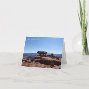 Tarjeta De Agradecimiento Te pondrás bien pronto, Canyonlands