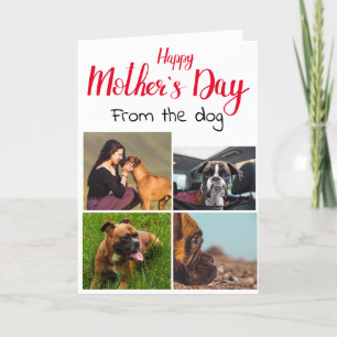 Tarjeta De Agradecimiento Te quiero mamá... 4 collage de personalizados de f