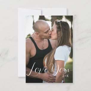 Tarjeta De Agradecimiento Te quiero, pareja de amor