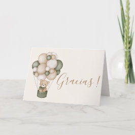 Tarjeta de Agradecimiento Teddy Bear