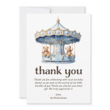 Teddy Bear Twin Boys Baby Shower