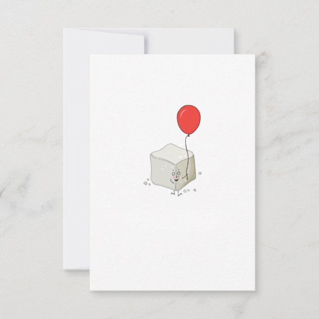 Tarjeta De Agradecimiento Tema de azúcar, cubo de azúcar (Anverso)