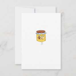Tarjeta De Agradecimiento Tema de miel, personaliza Miel,