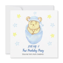 Tema de Oso Bonito para Fiesta de Cumpleaños de Ni
