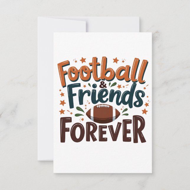 Tarjeta De Agradecimiento Temporada de Fantasía de Amigos del Fútbol (Anverso)