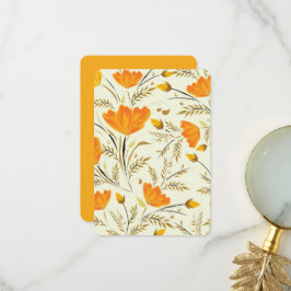 Tarjeta De Agradecimiento tendencia moda de otoño para mujeres reina de la m