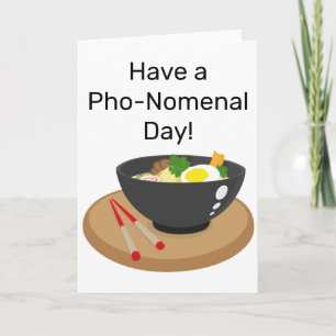 Tarjeta De Agradecimiento Tener un día PHO-NOMENAL