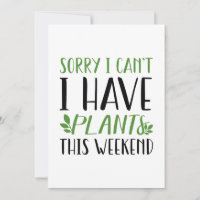Tengo Plantas Este Fin de Semana