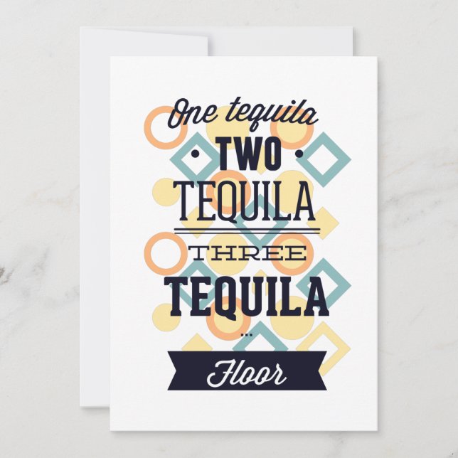 Tarjeta De Agradecimiento Tequila (Anverso)