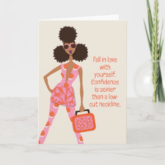 Tarjeta De Agradecimiento Terapia de bajo nivel - Enamorarse de ti mismo (Anverso)