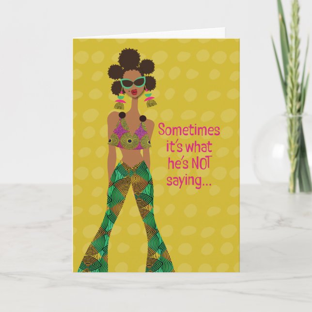 Tarjeta De Agradecimiento Terapia de bajo perfil - A veces es lo que NO es (Anverso)