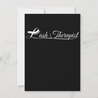 Tarjeta De Agradecimiento Terapia Lash Eyelash Lover Lash Tech L