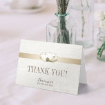 Tarjeta De Agradecimiento Terapia Masajista Elegant Lotus Salon SPA Gracias<br><div class="desc">Terapia Masajista Elegante Lotus Salon SPA Gracias Cartas.</div>