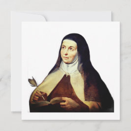 Tarjeta De Agradecimiento Teresa de Ávila por Rubens