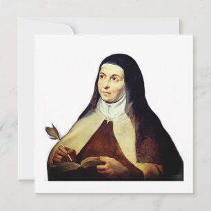 Tarjeta De Agradecimiento Teresa de Ávila por Rubens