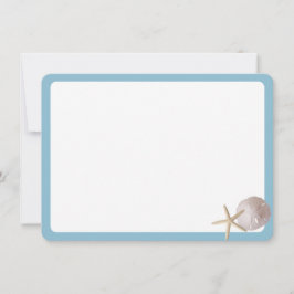 Tarjeta De Agradecimiento Tesoros marinos Gracias