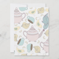 Tetera Amarilla Vintage Pájaro Taza Azul Pastel Té