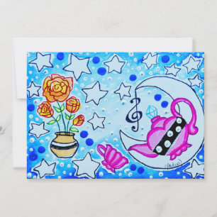 Tarjeta De Agradecimiento Tetera rosa linda