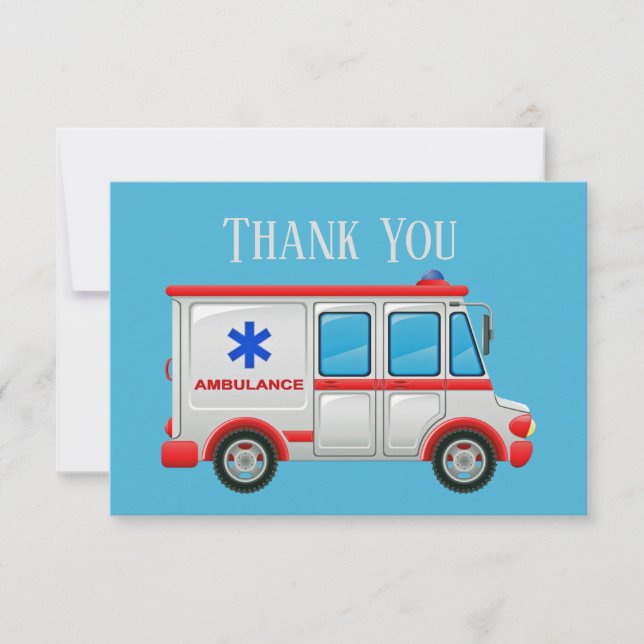 Tarjeta De Agradecimiento Texto de inserción de EMT personalizado (Anverso)