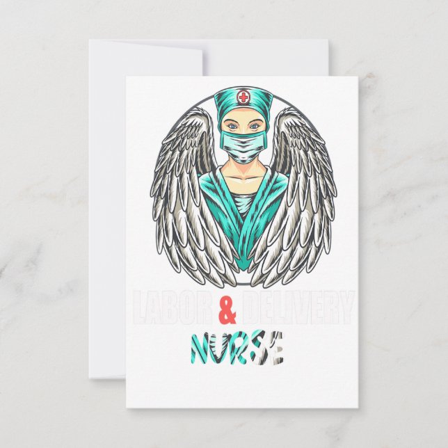 Tarjeta De Agradecimiento Thank Nurse (Anverso)