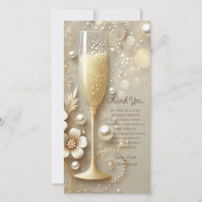 Tarjeta De Agradecimiento thank you (Anverso)