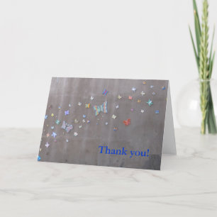 Tarjeta De Agradecimiento Thank you! Butterflies in San Diego