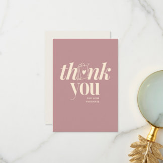 TARJETA DE AGRADECIMIENTO THANK YOU CARD