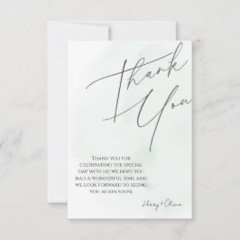 TARJETA DE AGRADECIMIENTO THANK YOU CARD