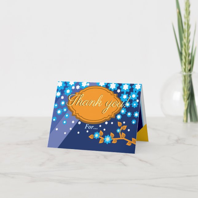 Tarjeta De Agradecimiento Thank you card (Anverso)