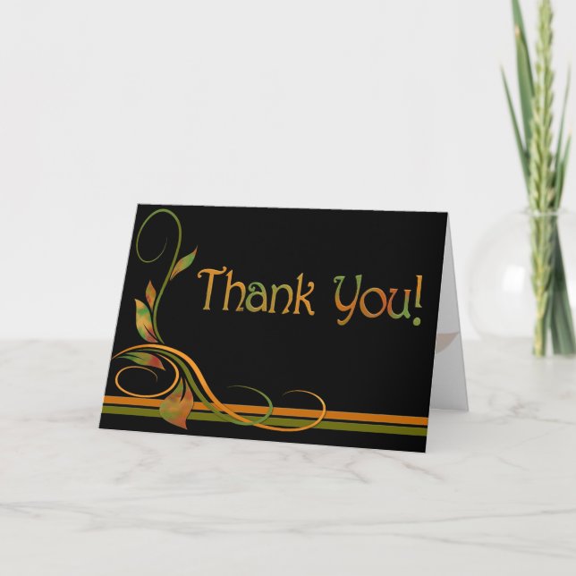 Tarjeta De Agradecimiento Thank You Card (Anverso)